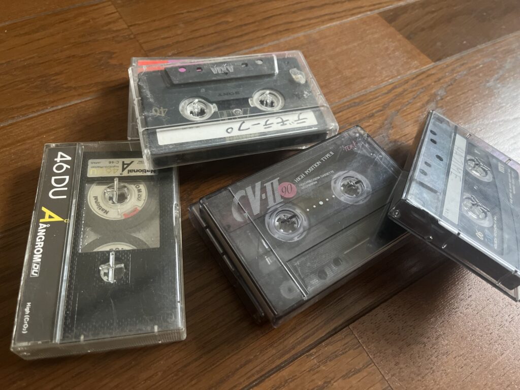 カセットテープをSUNO AIでよみがえらせた話 cassette1