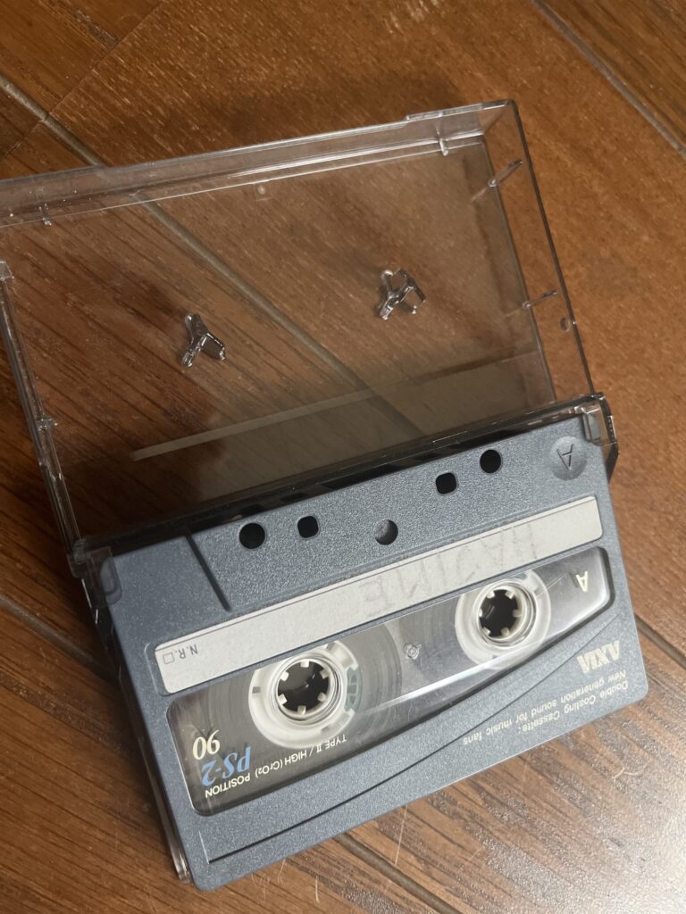 カセットテープをSUNO AIでよみがえらせた話 cassette2
